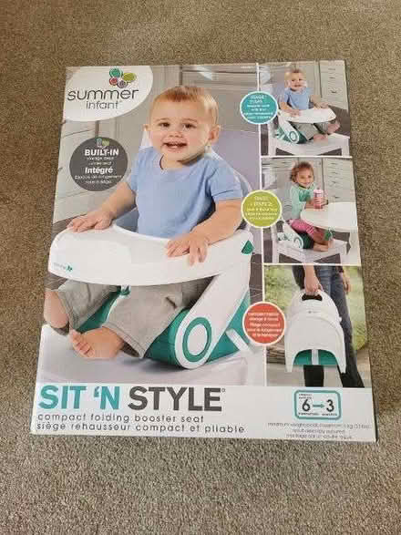 Photo of free Compact Folding Booster Seat for toddler (Warden Hill GL51) #1