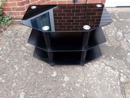 Photo of free Glass TV stand (Woodley RG5) #1