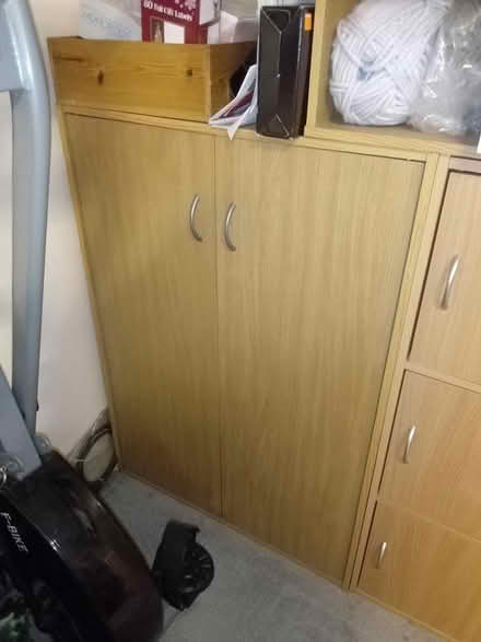 Photo of free 2 door cupboard with 2 shelves (Tonbridge) #1