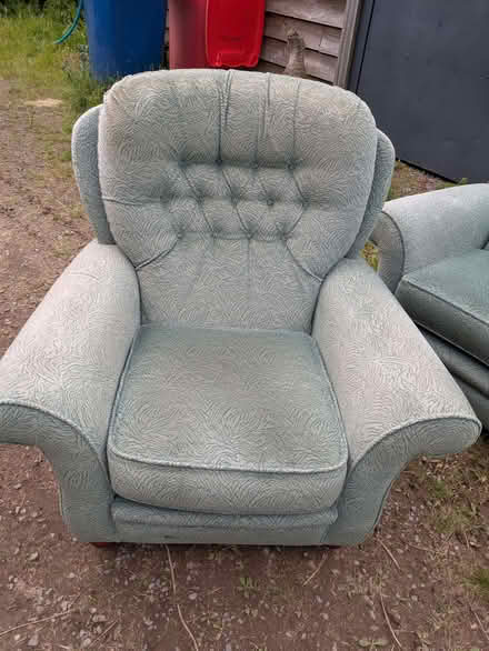 Photo of free 3 piece suite in green (Presteigne LD8) #2