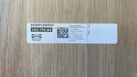 Photo of free IKEA four Shelves for W: 100 D: 60 PAX, damaged (Heswall CH60) #2