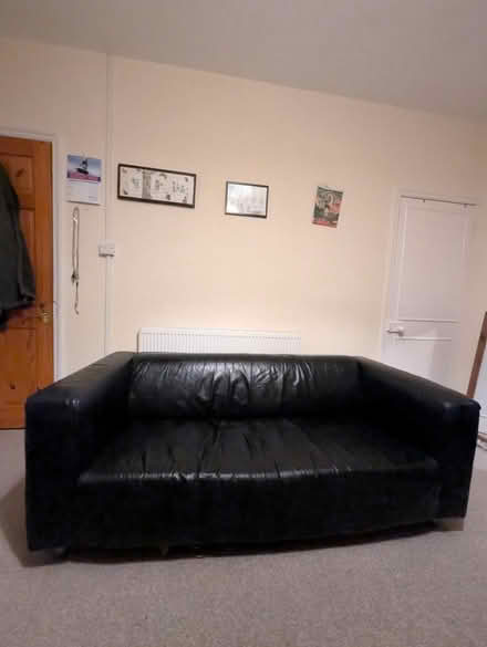 Photo of free Leather sofa (Chapel Allerton LS7) #1