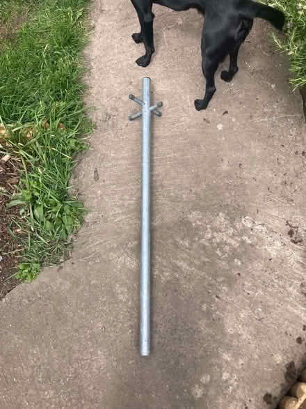 Photo of free Washing line metal post (High Heaton) #2