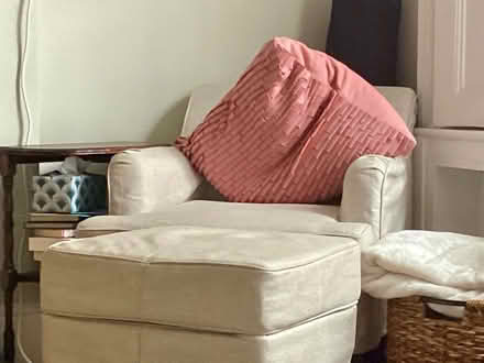 Photo of free Chair and foot stool (London) #2
