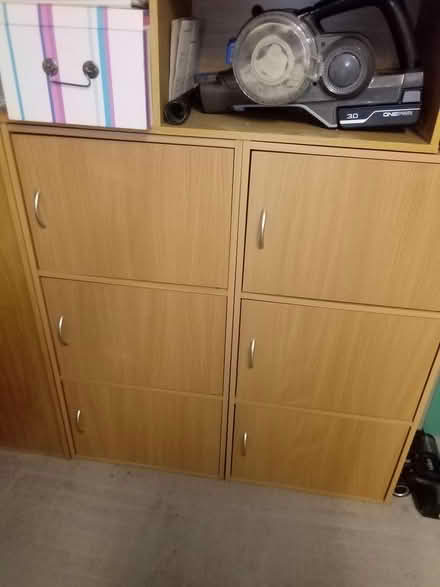 Photo of free 2 x 3 door cupboards beech (Tonbridge) #1