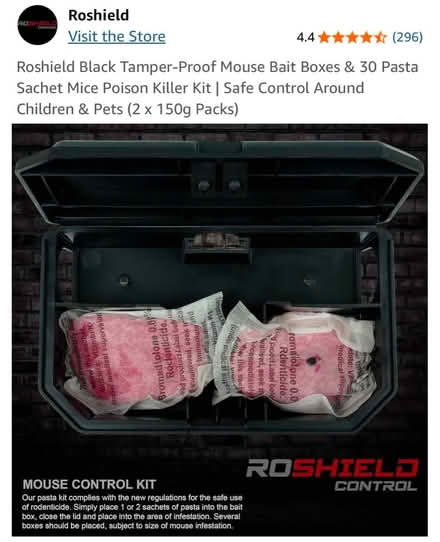 Photo of free Mouse bait traps (Amersham HP7) #4