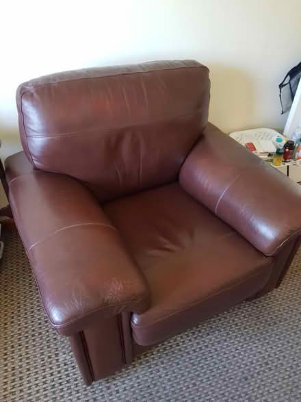 Photo of free Brown armchair #2 (CH44) #1