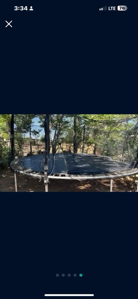 Photo of free 16 foot wide trampoline-needs TLC (NE Heights-Indian School/Penn) #1