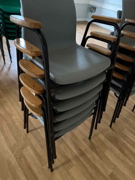 Photo of free Stackable chairs (Eaton NR4) #2