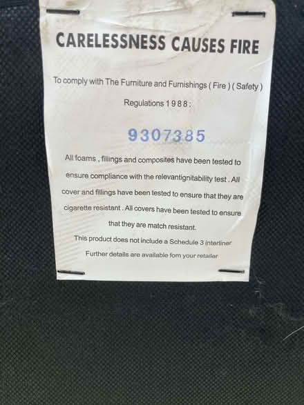 Photo of free Black velvet-effect armchair (Stroud GL5) #2