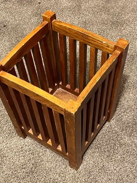 Photo of free Oak trash can (Hamburg and Winans Lake Road) #1