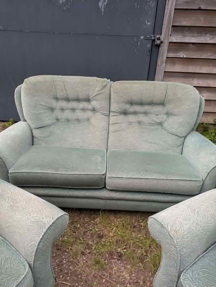 Photo of free 3 piece suite in green (Presteigne LD8) #3