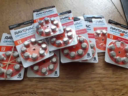 Photo of free Hearing aid batteries - size 13 (Hinton/ Putson HR2) #1