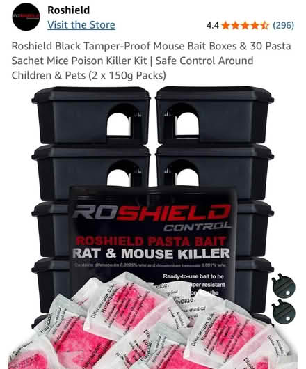Photo of free Mouse bait traps (Amersham HP7) #3