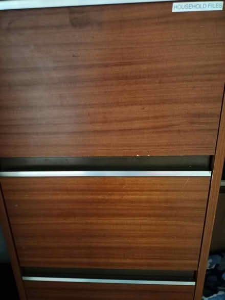 Photo of free 4 Drawer Wooden Filing Cabinet (Waterlooville PO7) #3