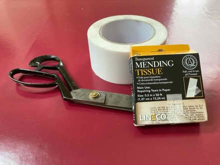 Photo of free Bookbinding tape and paper repair. (Bear Flat) #1