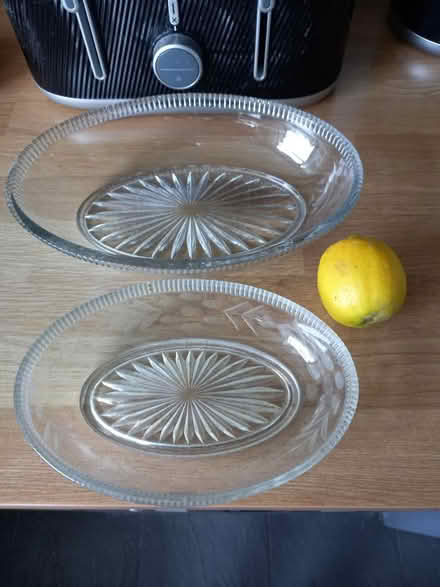 Photo of free 2 vintage glass dishes (Roundhill area brighton) #1
