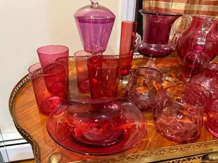 Photo of free Cranberry glass collection (Cortlandt Manor, NY) #3