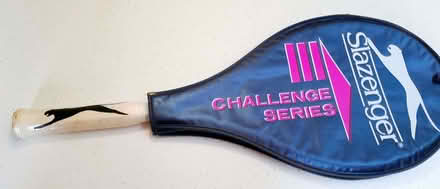 Photo of free 5 Vintage tennis racquets,1 badminton racquet. 3 presses. (Tolworth KT5) #4