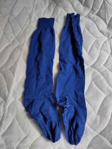 Photo of free Long, blue PE Socks UK 7 EUR 41 (L1 Liverpool City Centre) #1