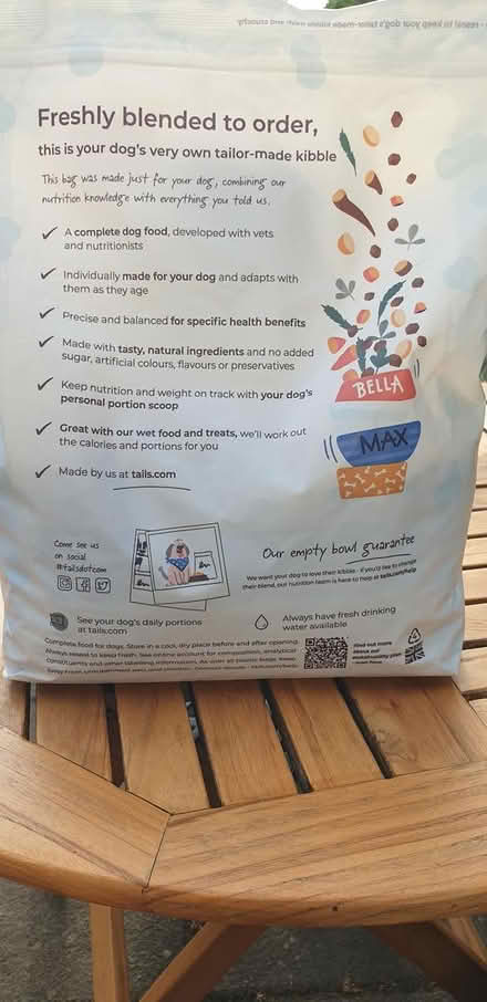 Photo of free Tails.com dog food unopened (Knebworth SG3) #2