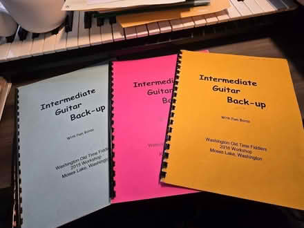 Photo of free Intermediate Guitar Back-up Books (Arlington MA) #1