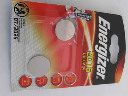 Photo of free 2 Energizer batteries - size 2016 (Styvechale, Coventry) #1