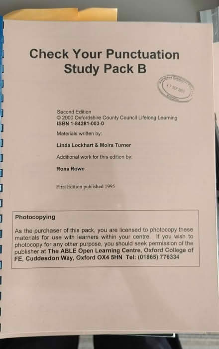 Photo of free Literacy teaching resources (Bishop's Stortford) #2