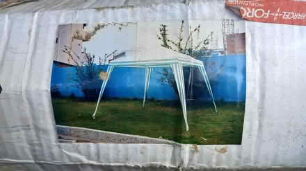 Photo of free Gazebo green/white 2.5m (Central Letchworth) #1