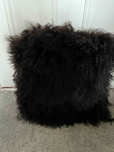 Photo of free 3 Mongolian Fur type cushions (Plaistow E13) #2