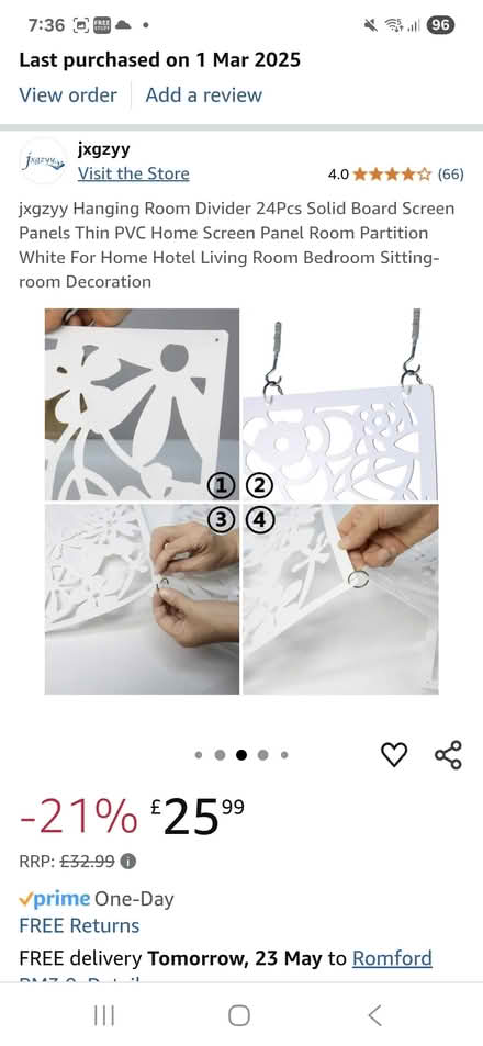 Photo of free Room divider (Rm3 0gd) #4