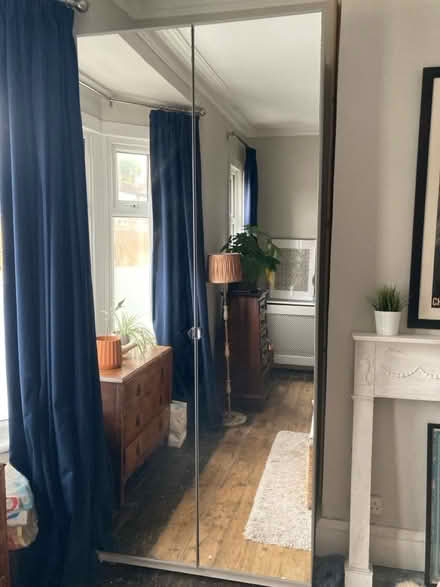 Photo of free Ikea double mirrored wardrobe (Manor Park E12 6D) #1