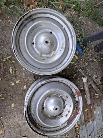Photo of free Old wheel rims - from 2CV (Bletchley MK2) #1