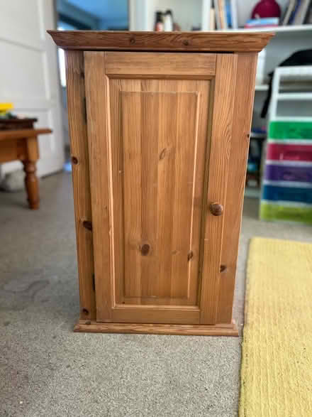 Photo of free Small pine bathroom cabinet (Rother TN35) #1