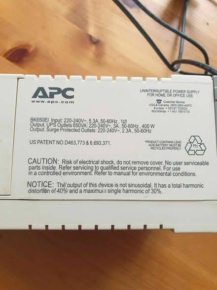 Photo of free Home/Small Office UPS (Sawbridgeworth CM21) #4
