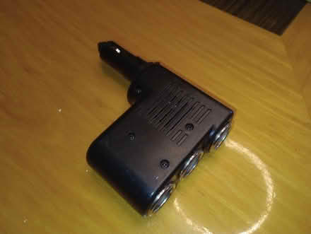 Photo of free 12V Car socket 3-gang adapter (Reddish SK5) #1