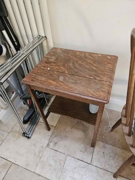 Photo of free Wooden side table (Camberwell) #1
