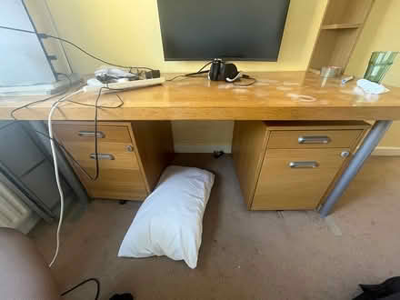 Photo of free Large desk and filing drawers (Beaver Row Donnybrook) #1
