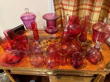 Photo of free Cranberry glass collection (Cortlandt Manor, NY) #4