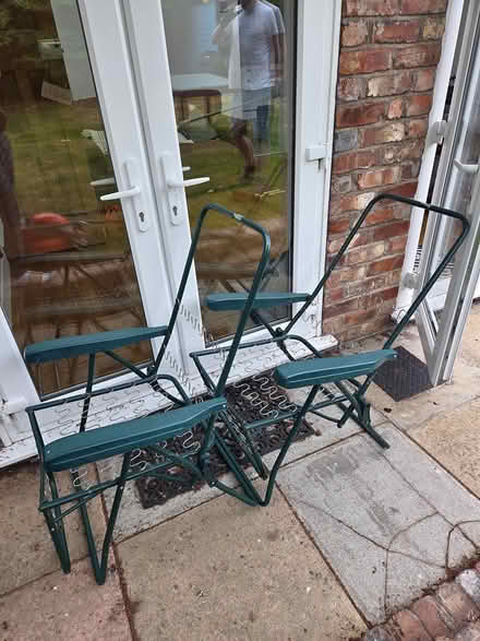 Photo of free 2 garden recliners (L15, allerton) #1