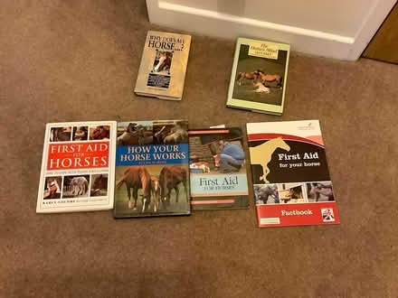 Photo of free 6 books-horse care, first aid etc (BL7) #1