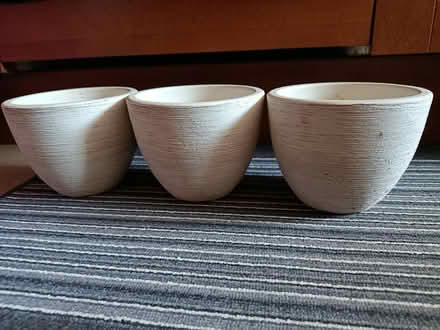 Photo of free Ceramic pots x 3 (OX3 Wood Farm) #1