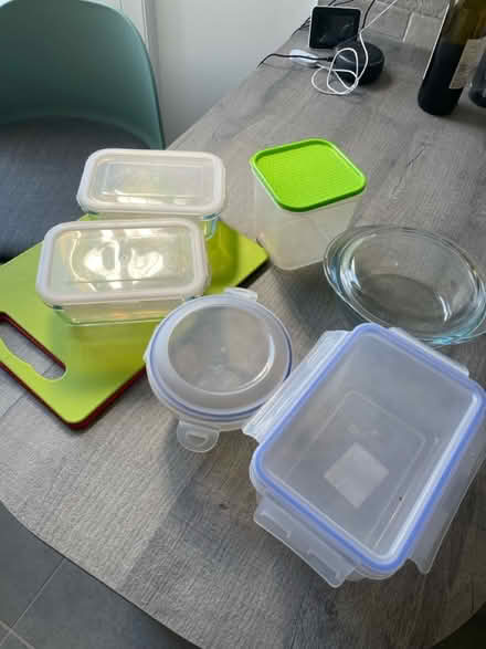 Photo of free Tupperware and Chopping boards (EH7) #1