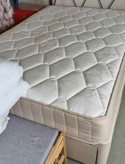 Photo of free Double Bed and Mattress (Cropston, Leics LE7 7HB) #1