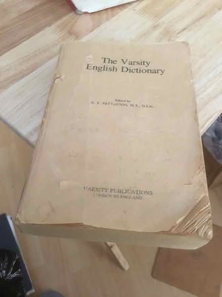 Photo of free Paperback varsity dictionary (B62 near Blackheath) #1