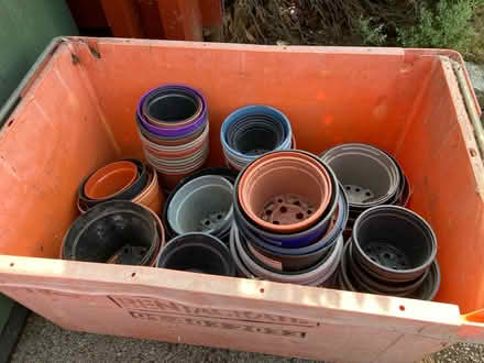 Photo of free Large crate of medium sized plant pots (Leegomery TF1) #2