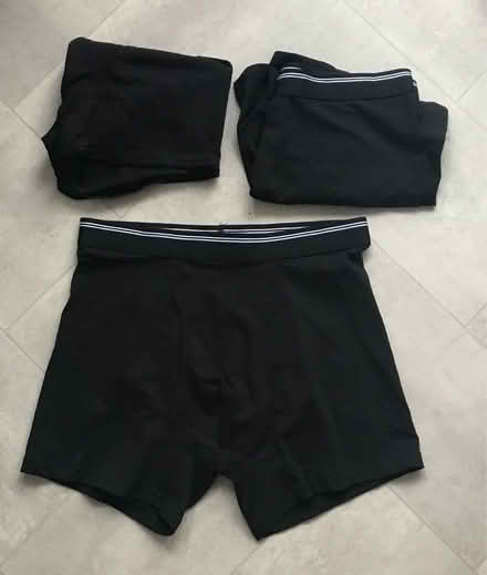 Photo of free 3 pairs unworn men’s pants - small (Abbey Wood SE2) #1