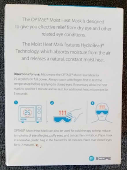 Photo of free Heated eye mask (Ipswich IP4 5) #2