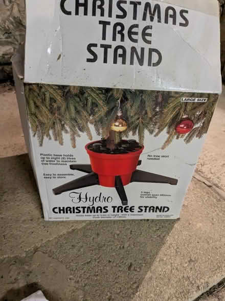 Photo of free Hydro Xmas Tree Holder (Tetbury GL8) #1