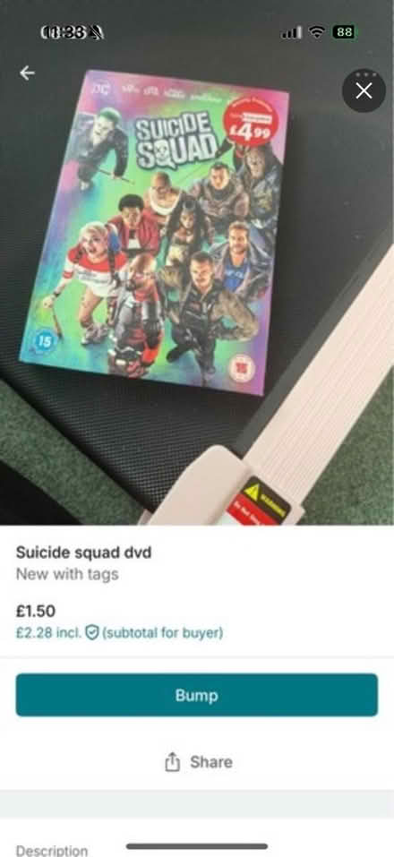 Photo of free Suicide squad dvd (Bognor Regis - PO22) #1